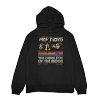 PINK FLOYD ピンクフロイド スウェット パーカー フーディー バンドスウェット ブラック RETRO STRIPES HOODIE