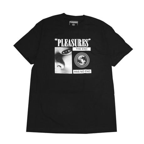PLEASURES　プレジャーズ　Tシャツ　ブラック　NO END　p19s101019