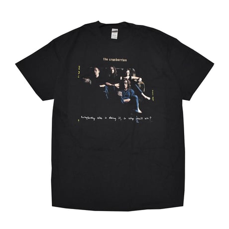 THE CRANBERRIES ザ・クランベリーズ Tシャツ バンドTシャツ ブラック EVERYBODY ELSE IS DOING IT S/S TEE
