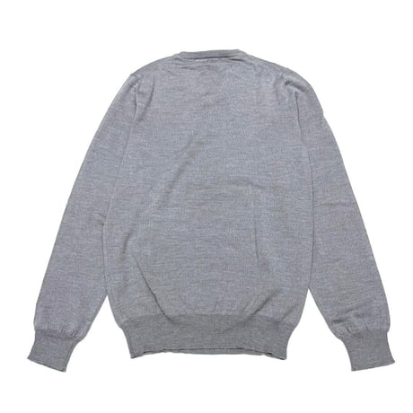 ROSSO ARTIGIANO ロッソアルティジャーノ Vネックセーター グレー