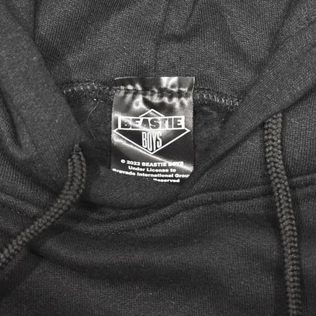 BEASTIE BOYS ビースティボーイズ スウェットパーカー フーディー ラップスウェット ブラック CHECK YOUR HEAD (BACK PRINT) HOODIE