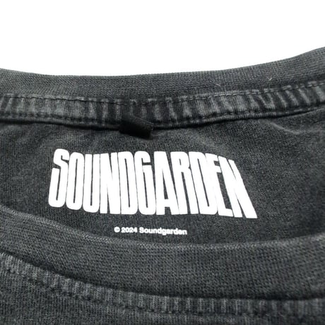 SOUNDGARDEN サウンドガーデン Tシャツ バンドTシャツ チャコールグレー LOUDER THAN LOVE S/S TEE STONE WASH