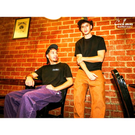 COOKMAN クックマン シェフパンツ セミワイド ブラウン Chef Pants Semiwide Denim Brown 231-61837