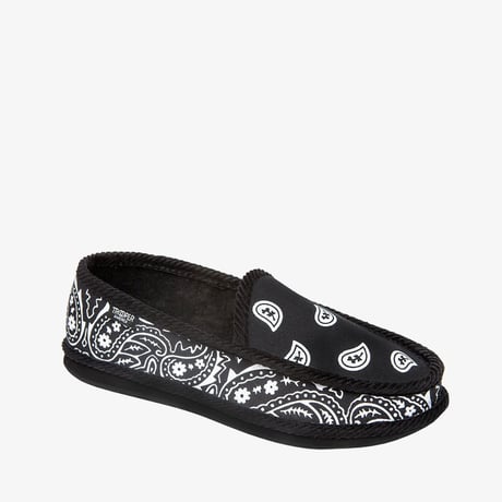 TROOPER AMERICA トゥルーパーアメリカ スリッポン ペイズリー ブラック/ホワイト SLIP ON KS-002