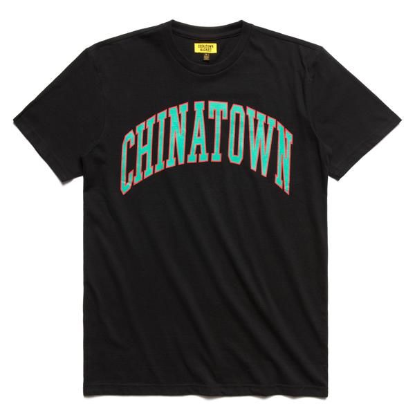 CHINATOWN MARKET チャイナタウンマーケット Tシャツ ブラック COLLEGI...