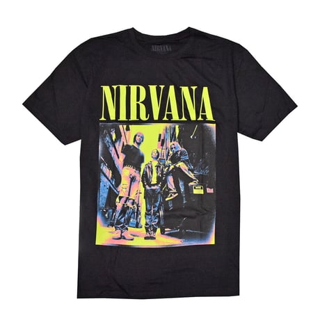 NIRVANA ニルヴァーナ Tシャツ バンドTシャツ ブラック KINGS OF STREET S/S TEE