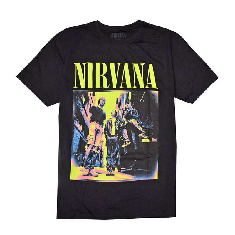 NIRVANA ニルヴァーナ Tシャツ バンドTシャツ ブラック KINGS OF STREE...