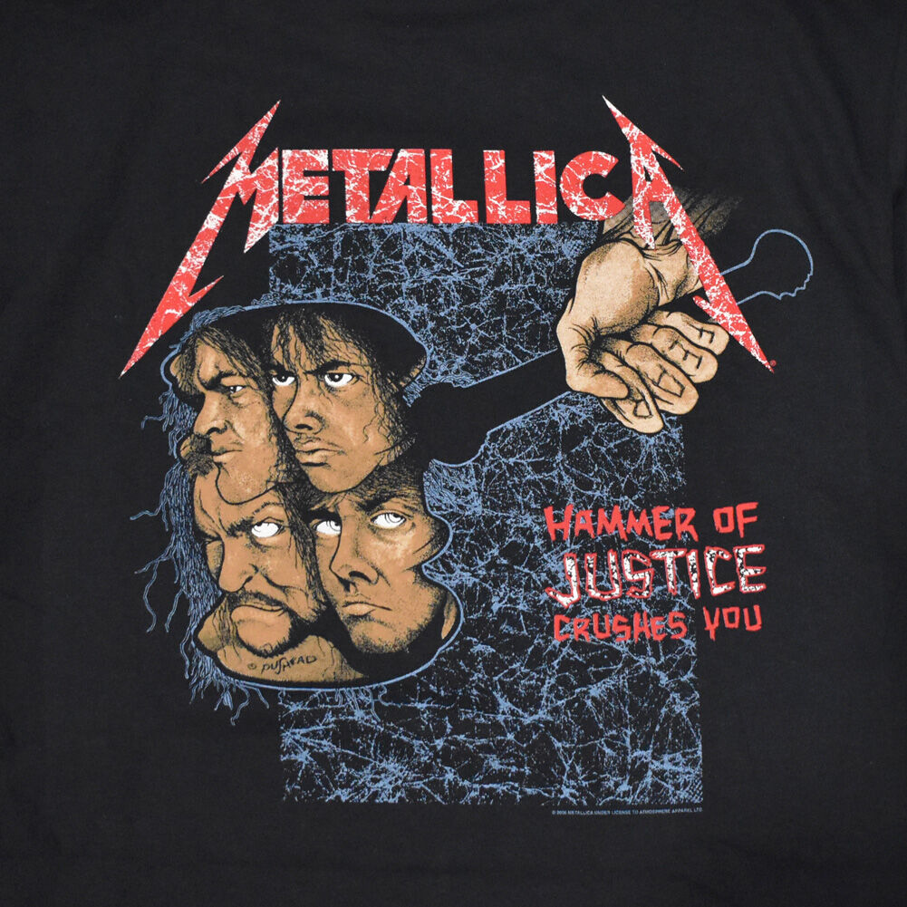 METALLICA メタリカ Tシャツ バンドTシャツ ブラック And Justice