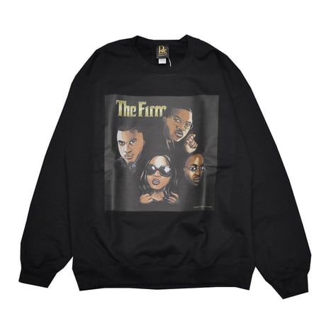 RAP ATTACK ラップアタック スウェット トレーナー ブラック "The Firm" Sweatshirt  RAWT22-CS002