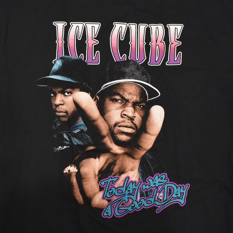 ICE CUBE アイスキューブ Tシャツ ラップTシャツ ブラック TODAY ICE CUBE アイスキューブ Tシャツ ラップTシャツ ブラック TODAY