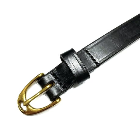 ALBION LEATHER アルビオンレザー レザー ベルト メンズ ニューマーケット ブラック stirrup 3/4