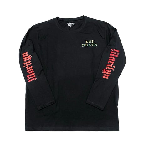 Marilyn Manson マリリンマンソン ロンTEE 長袖Tシャツ バンドTシャツ ブラック Death L/S TEE