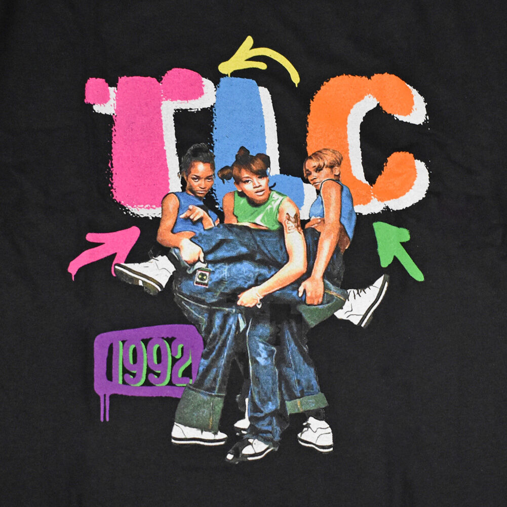 TLC ティーエルシー Tシャツ ラップTシャツ ブラック Kicking Group S/S...