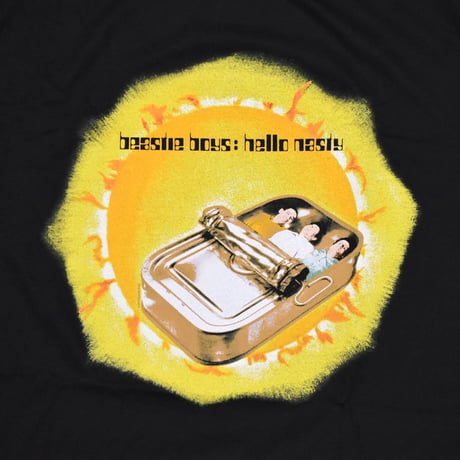 BEASTIE BOYS ビースティボーイズ Tシャツ ラップTシャツ ブラック  HELLO NASTY S/S TEE