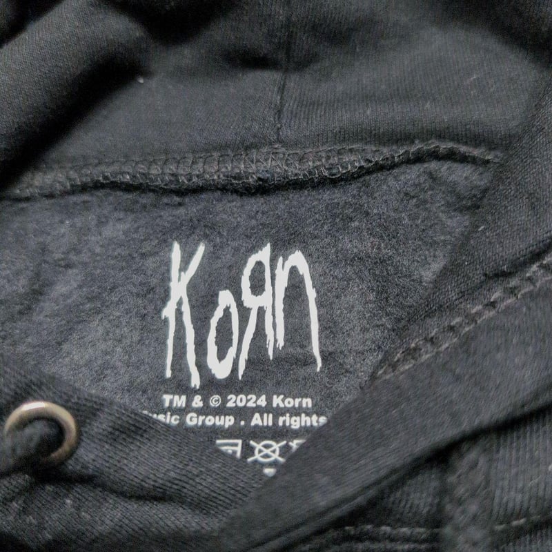 KORN コーン スウェットパーカー フーディー ブラック Still A