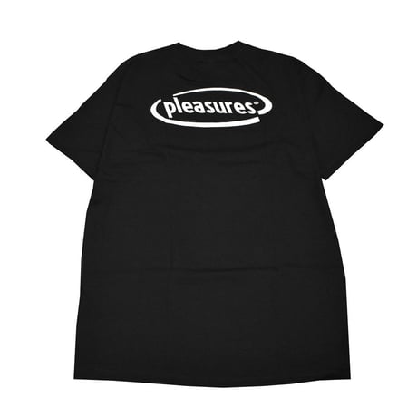 PLEASURES　プレジャーズ　Tシャツ　ブラック　HAPPIER　p20su047