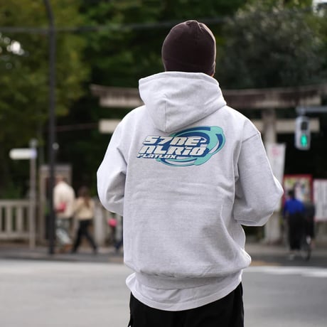 FLATLUX フラットラックス スウェット パーカー フーディー グレー 57Be Hoodie FX23-505
