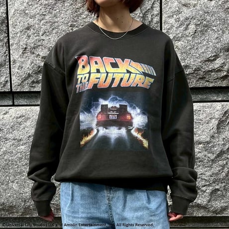 SCREEN STARS スクリーンスターズ BACK TO THE FUTURE クルーネックスウェット ブラック 2523-090SSBTPG/MV1C