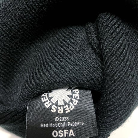 RED HOT CHILI PEPPERS レッドホットチリペッパーズ レッチリ ニット帽 ニットキャップ ブラック CLASSIC ASTERISK BEANIE HAT