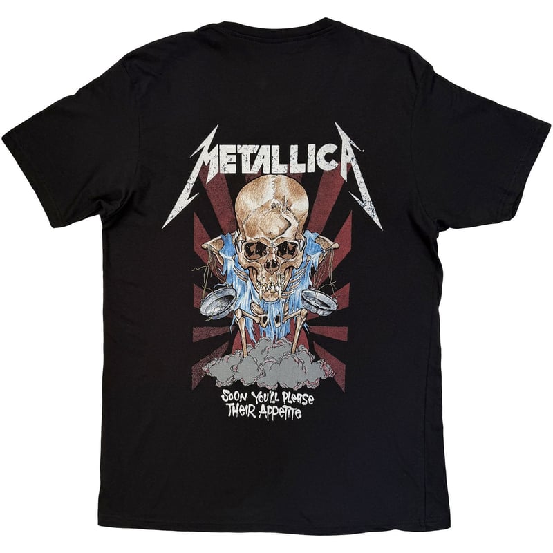 METALLICA メタリカ Tシャツ バンドTシャツ ブラック Doris S/S TEE