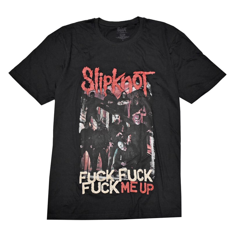 SLIPKNOT スリップノット Tシャツ バンドTシャツ ブラック FUCK ME UP S