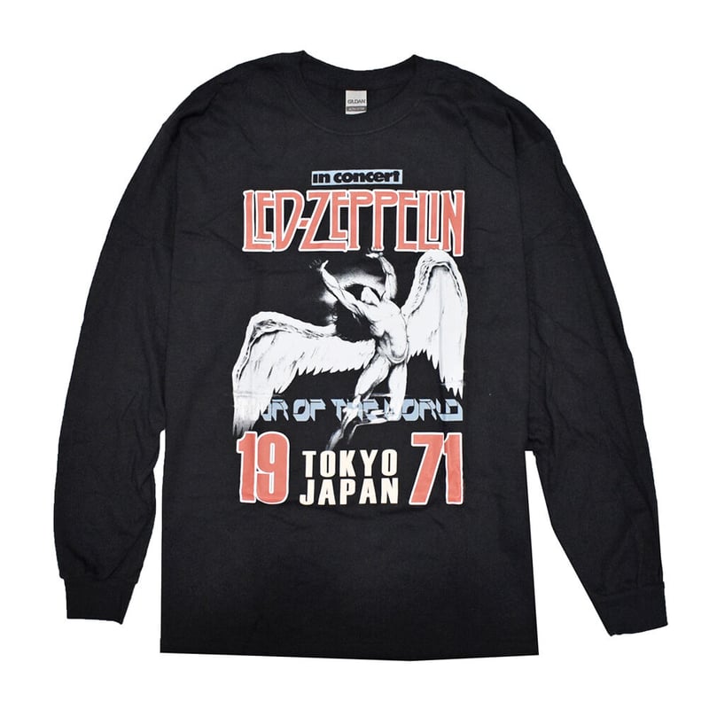 LED ZEPPELIN レッドツェッペリン ロンTEE Tシャツ バンドTシャツ ブラック LED ZEPPELIN レッドツェッペリン ロンTEE Tシャツ バンドTシャツ ブラック