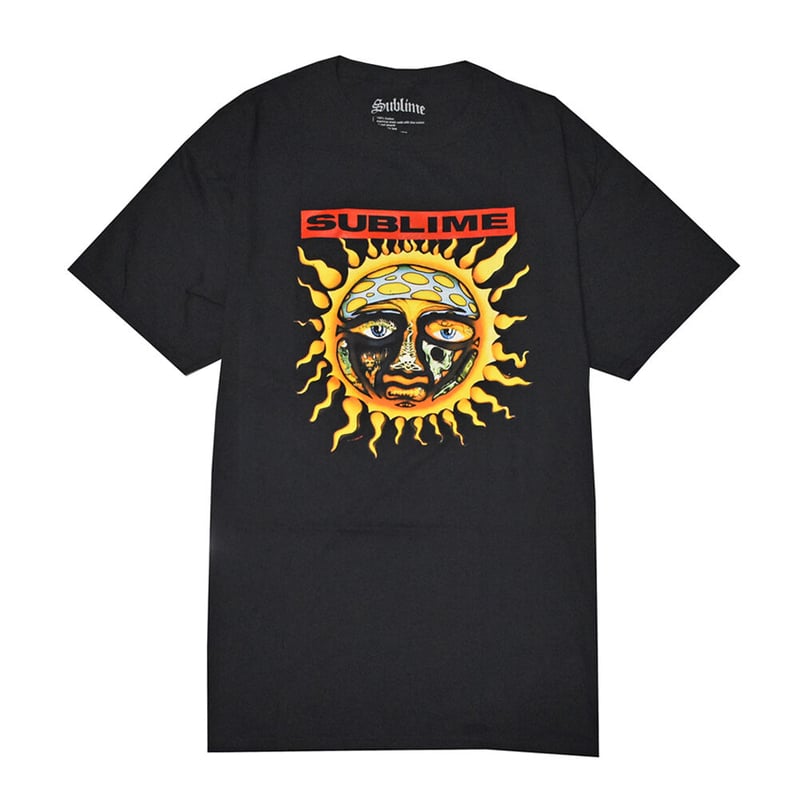 SUBLIME サブライム Tシャツ バンド オフィシャル 公式 SUBLIME サブライム Tシャツ バンドTシャツ ブラック SUN 2 S/S