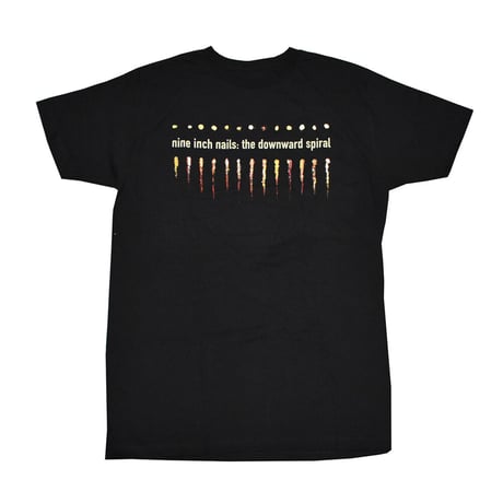 NINE INCH NAILS ナインインチネイルズ Tシャツ バンドTシャツ ブラック DOWNWARD SPIRAL S/S TEE