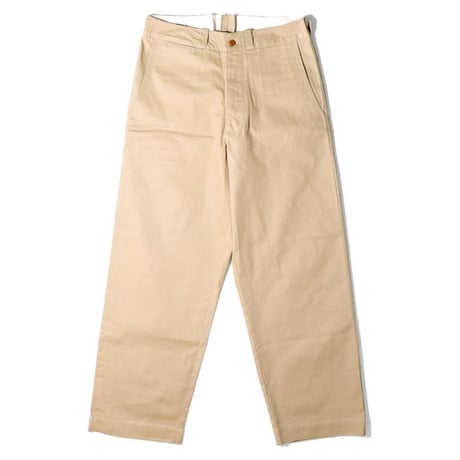 HOUSTON ヒューストン 50年代 アーミー チノパンツ カーキ 50's ARMY CHINO PANTS 10115