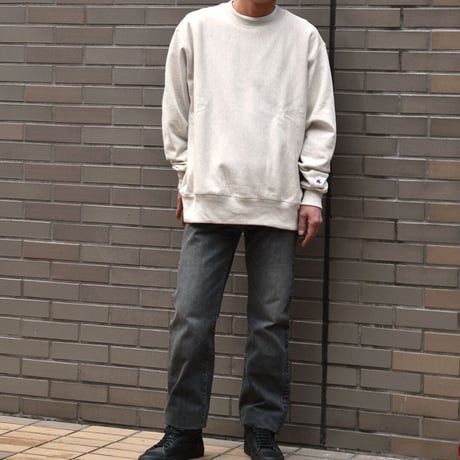 CHAMPION チャンピオン リバースウィーブ クルーネック スウェット シルバーグレー REVERSE WEAVE CREW SWEATSHIRT