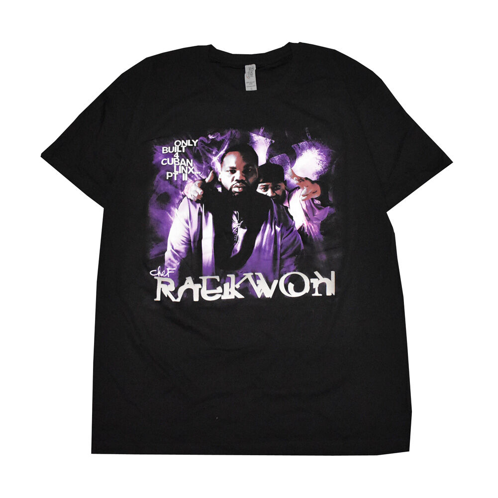 RAEKWON レイクウォン Tシャツ ブラック ONLY BUILT 4 CUBAN LIN