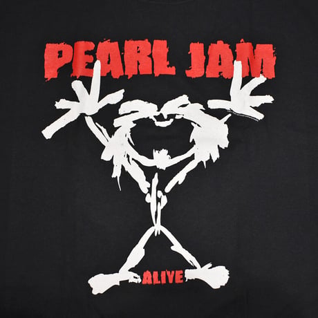 PEARL JAM パールジャム Tシャツ バンドTシャツ ブラック Stickman S/S TEE