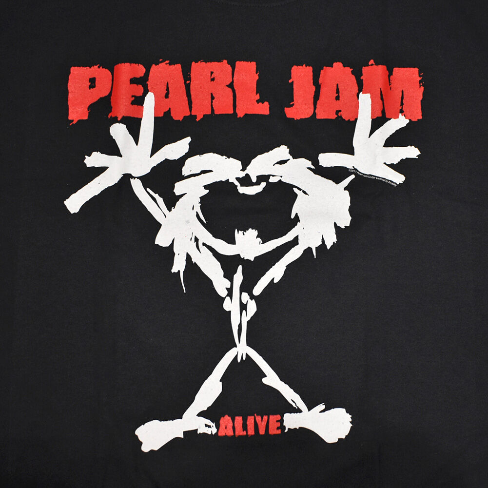 PEARL JAM パールジャム Tシャツ バンドTシャツ ブラック Stickman S/S