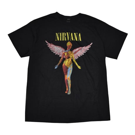 NIRVANA ニルヴァーナ Tシャツ ブラック IN UTERO S/S TEE
