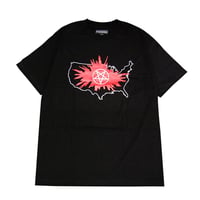 PLEASURES　プレジャーズ　Tシャツ　ブラック　PANIC　p19p101022