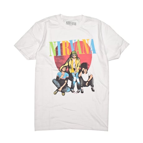 NIRVANA ニルヴァーナ Tシャツ バンドTシャツ ホワイト Trapper Hat S/S TEE