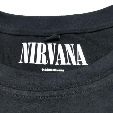 NIRVANA ニルヴァーナ Tシャツ バンドTシャツ ブラック In Utero Neon Blue S/S TEE Premium Carbon