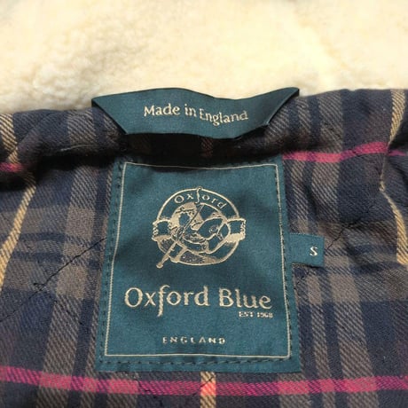 OXFORD BLUE オックスフォードブルー ファー付 オイルドジャケット 中綿 ブラック wax snorkel