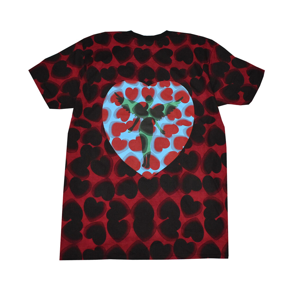 NIRVANA ニルヴァーナ Tシャツ バンドTシャツ マルーン HEART SHAPED B
