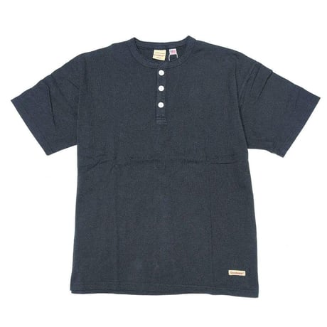 GOODWEAR グッドウェア USAコットン BIG ヘンリーネック Tシャツ スレイトブルー BIG HENRY NECK TEE 2W7-15201