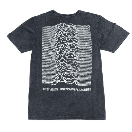 JOY DIVISION ジョイ・ディヴィジョン Tシャツ バンドTシャツ チャコールグレー PULSAR POCKET WAVE S/S TEE STONE WASH