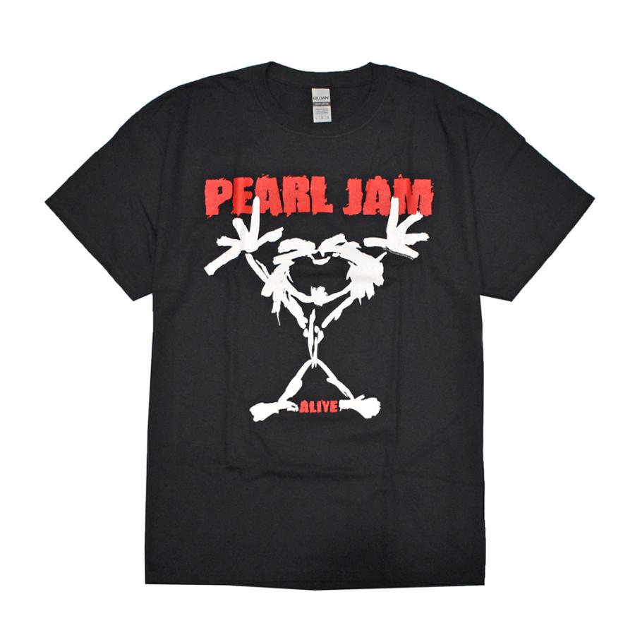 PEARL JAM Tシャツ ブラック PEARL JAM パールジャム Tシャツ バンドTシャツ ブラック