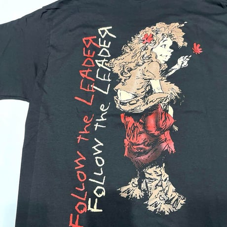 KORN コーン Tシャツ バンドTシャツ ブラック FOLLOW THE LEADER S/S TEE