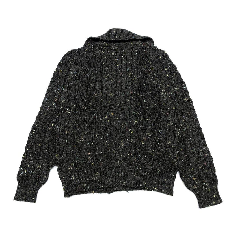 DULYN KNITWEAR デュリンニットウェア ネップ ボタン カーディガン 