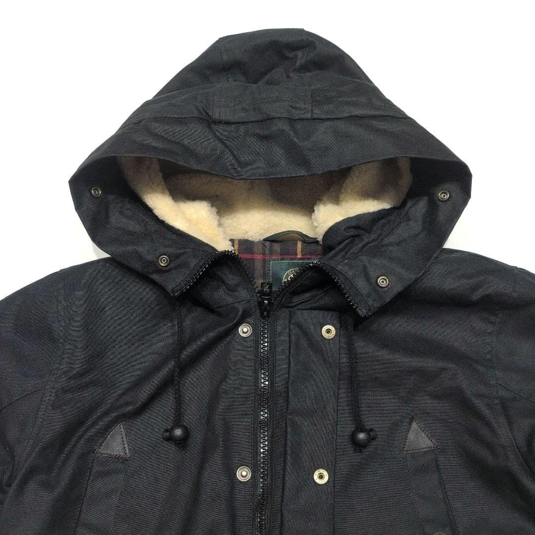 OXFORD BLUE オックスフォードブルー ファー付 オイルドジャケット