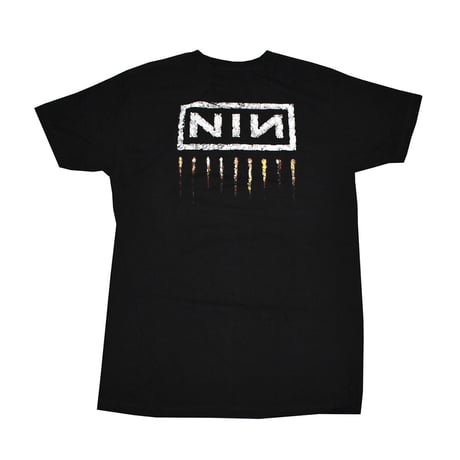 NINE INCH NAILS ナインインチネイルズ Tシャツ バンドTシャツ ブラック DOWNWARD SPIRAL S/S TEE