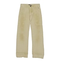 MADE IN ITALY ユーロブランド 未使用品 デッドストック リネン混 ベイカーパンツ ナチュラル EORO BRAND DEAD STOCK BAKER PANT