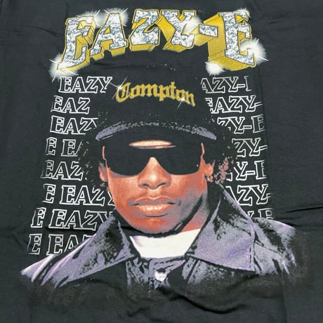 Eazy-E イージーイー Tシャツ ラップTシャツ ブラック Compton S/S TEE