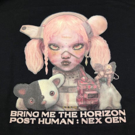 BRING ME THE HORIZON BMTH ブリングミーザホライズン スウェットパーカー フーディー バンドスウェット ブラック Nex Gen Cover HOODIE