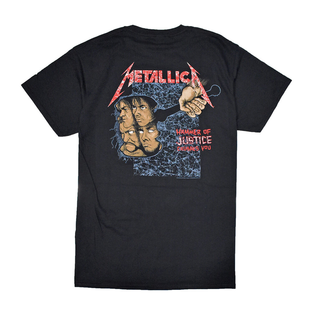 METALLICA メタリカ Tシャツ バンドTシャツ ブラック And Justice